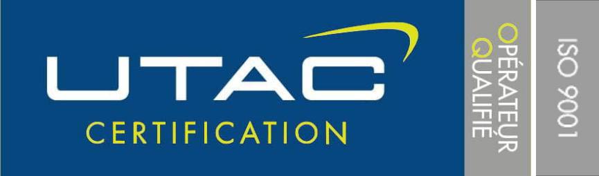 UTAC Certification · Opérateur qualifié · ISO 9001